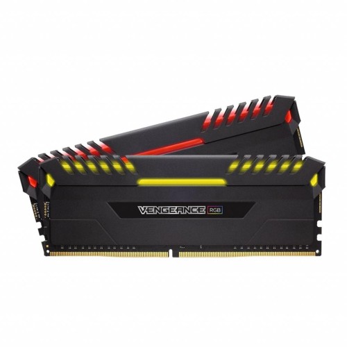 Модуль памяті для компютера DDR4 16GB (2x8GB) 3000 MHz Vengeance RGB Black Corsair (CMR16GX4M2C3000C15)