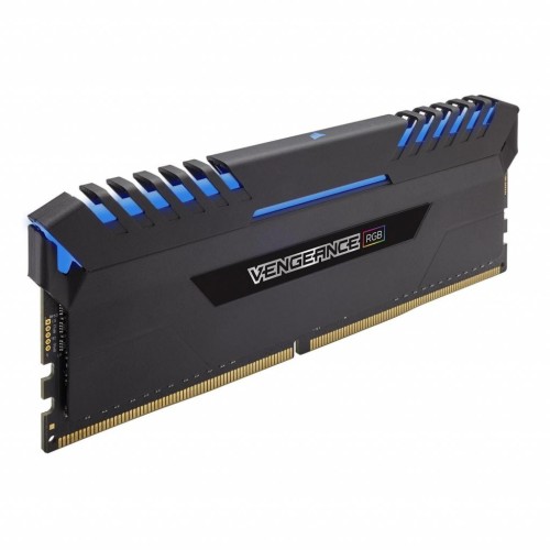 Модуль памяті для компютера DDR4 16GB (2x8GB) 3000 MHz Vengeance RGB Black Corsair (CMR16GX4M2C3000C15)