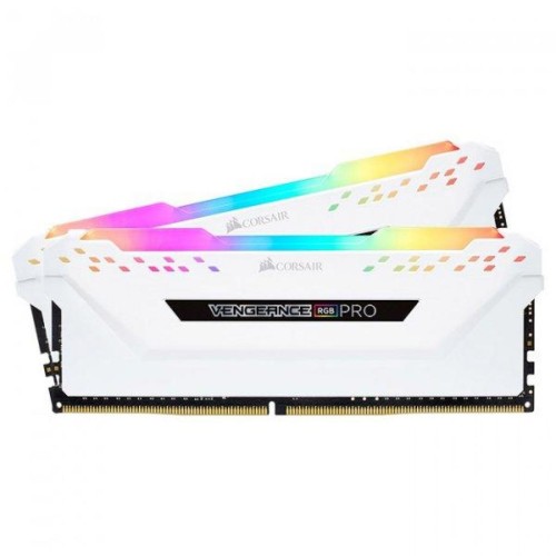 Модуль памяті для компютера DDR4 16GB (2x8GB) 3000 MHz Vengeance RGB PRO Corsair (CMW16GX4M2C3000C15W)