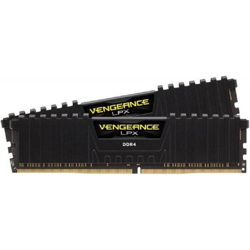 Модуль памяті для компютера DDR4 8GB (2x4GB) 3000 MHz Vengeance LPX black Corsair (CMK8GX4M2C3000C16)