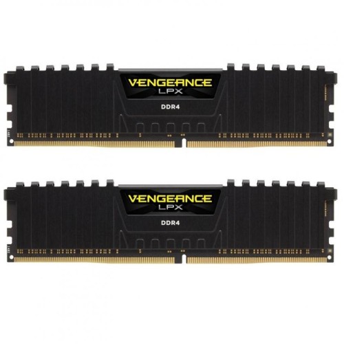 Модуль памяті для компютера DDR4 8GB (2x4GB) 3000 MHz Vengeance LPX black Corsair (CMK8GX4M2C3000C16)