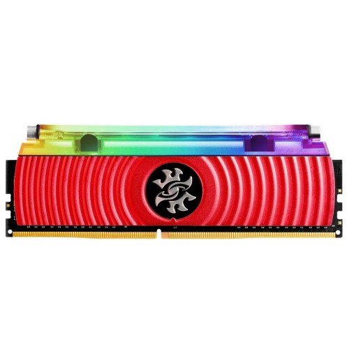 Модуль памяті для компютера DDR4 8GB 3600 MHz XPG Spectrix D80 Red ADATA (AX4U360038G17-SR80)