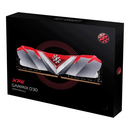 Модуль памяті для компютера DDR4 8GB 3200 MHz XPG Gammix D30 Red ADATA (AX4U320038G16-SR30)