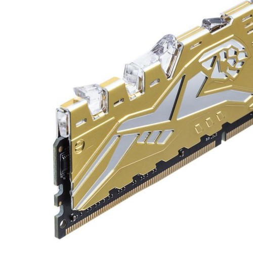 Модуль памяті для компютера DDR4 16GB (2x8GB) 3000 MHz Panther Rage RGB Silver-Golden Apacer (EK.16G2Z.GJMK2)