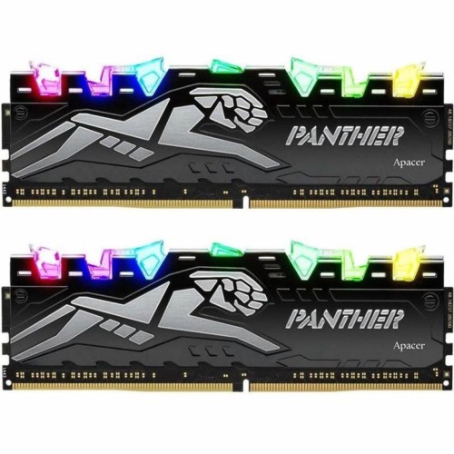 Модуль памяті для компютера DDR4 16GB (2x8GB) 3000 MHz Panther Rage RGB Silver Apacer (EK.16GAZ.GJNK2)