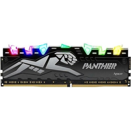 Модуль памяті для компютера DDR4 8GB 3200 MHz Panther Rage RGB Silver Apacer (EK.08G21.GJN)