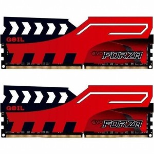 Модуль памяті для компютера DDR4 16GB (2x8GB) 3000 MHz EVO Forza RED Geil (GFR416GB3000C16ADC)