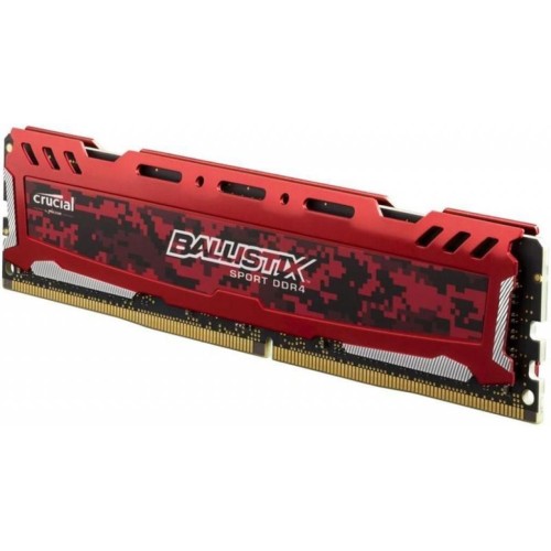 Модуль памяті для компютера DDR4 8GB (2x4GB) 2400 MHz Ballistix Sport Red Micron (BLS2K4G4D240FSE)