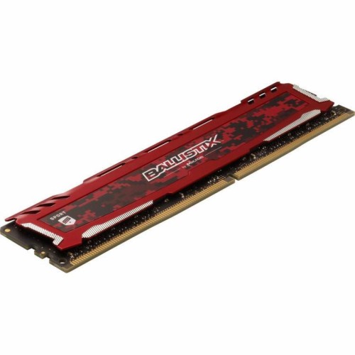 Модуль памяті для компютера DDR4 16GB (2x8GB) 2666 MHz Ballistix Sport Red Micron (BLS2K8G4D26BFSE)