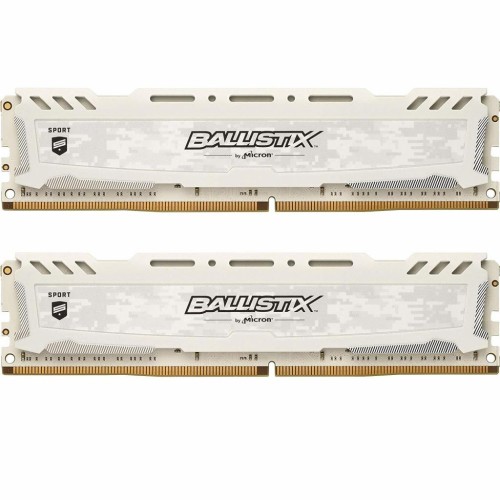 Модуль памяті для компютера DDR4 32GB (2x16GB) 2666 MHz Ballistix Sport White Micron (BLS2K16G4D26BFSC)