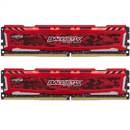 Модуль памяті для компютера DDR4 8GB (2x4GB) 2666 MHz Ballistix Sport Micron (BLS2K4G4D26BFSE)