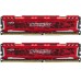 Модуль памяті для компютера DDR4 8GB (2x4GB) 2666 MHz Ballistix Sport Micron (BLS2K4G4D26BFSE)