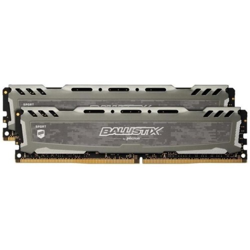 Модуль памяті для компютера DDR4 32GB (2x16GB) 2666 MHz Ballistix Sport Micron (BLS2K16G4D26BFSB)