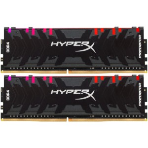 Модуль памяті для компютера DDR4 32GB (2x16GB) 3000 MHz HyperX Predator RGB Kingston Fury (ex.HyperX) (HX430C15PB3AK2/32)