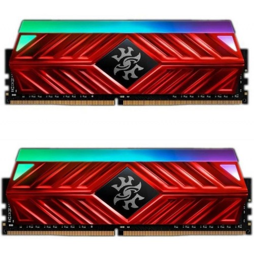 Модуль памяті для компютера DDR4 16GB (2x8GB) 3000 MHz Spectrix D41 Red ADATA (AX4U300038G16A-DR41)