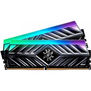 Модуль памяті для компютера DDR4 16GB (2x8GB) 3200 MHz Spectrix D41 Titanium Gray ADATA (AX4U320038G16-DT41AX4U320038G16-DT41)