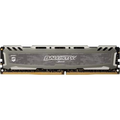 Модуль памяті для компютера DDR4 16GB 3000 MHz Ballistix Sport LT Gray Micron (BLS16G4D30AESB)