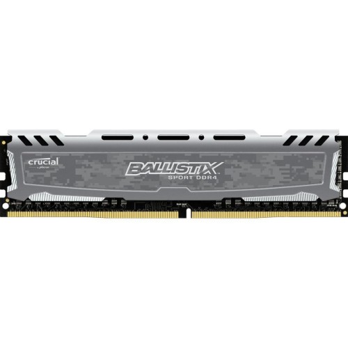 Модуль памяті для компютера DDR4 8GB 3000 MHz Ballistix Sport LT Gray Micron (BLS8G4D30AESBK)