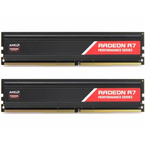 Модуль памяті для компютера DDR4 8GB (2x4GB) 2400 MHz Radeon R7 AMD (R7S48G2400U1K)