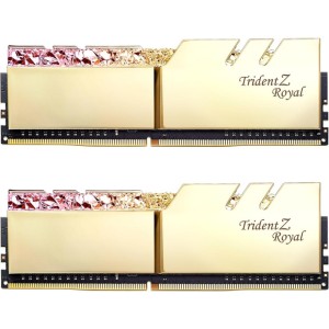 Модуль памяті для компютера DDR4 16GB (2x8GB) 3200 MHz Trident Z Royal RGB Gold G.Skill (F4-3200C16D-16GTRG)