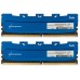 Модуль памяті для компютера DDR4 16GB (2x8GB) 3000 MHz Blue Kudos eXceleram (EKBLUE4163021AD)