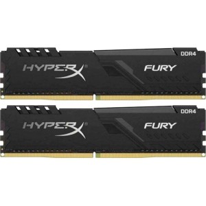 Модуль памяті для компютера DDR4 16GB (2x8GB) 3200 MHz HyperX FURY Black Kingston Fury (ex.HyperX) (HX432C16FB3K2/16)