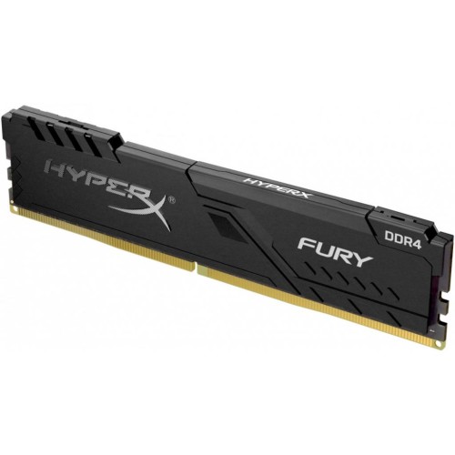 Модуль памяті для компютера DDR4 4GB 2400 MHz HyperX FURY Black Kingston Fury (ex.HyperX) (HX424C15FB3/4)