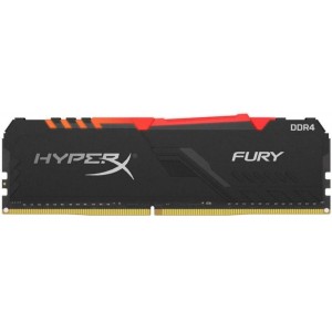 Модуль памяті для компютера DDR4 8GB 3200 MHz HyperX FURY RGB Kingston Fury (ex.HyperX) (HX432C16FB3A/8)