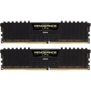 Модуль памяті для компютера DDR4 16GB (2x8GB) 3600 MHz Vengeance LPX Black Corsair (CMK16GX4M2D3600C18)