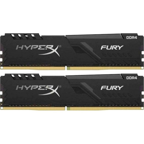 Модуль памяті для компютера DDR4 16GB (2x8GB) 3000 MHz HyperX FURY Black Kingston Fury (ex.HyperX) (HX430C15FB3K2/16)