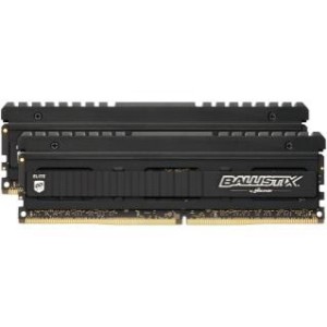 Модуль памяті для компютера DDR4 16GB (2x8GB) 3600 MHz Ballistix Elite Black Micron (BLE2K8G4D36BEEAK)