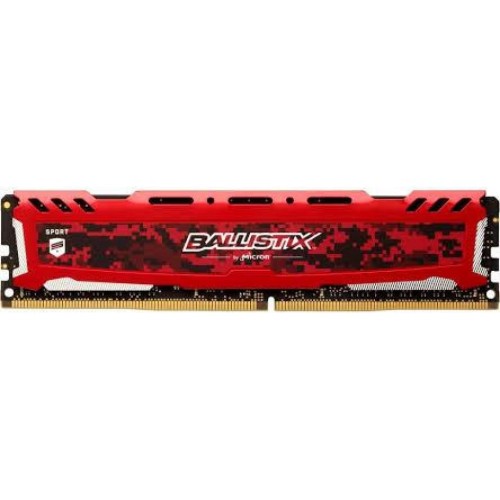 Модуль памяті для компютера DDR4 16GB 3000 MHz Ballistix Sport Red Micron (BLS16G4D30AESE)