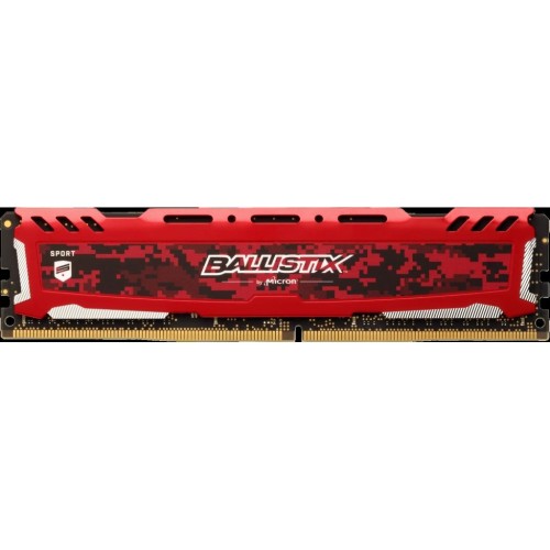 Модуль памяті для компютера DDR4 16GB 3200 MHz Ballistix Sport Red Micron (BLS16G4D32AESE)