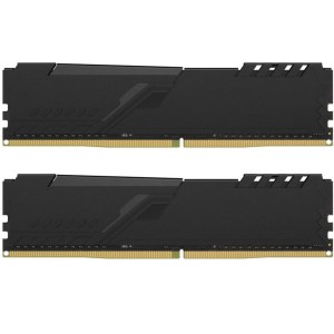 Модуль памяті для компютера DDR4 16GB (2x8GB) 2400 MHz HyperX FURY Black Kingston Fury (ex.HyperX) (HX424C15FB3K2/16)