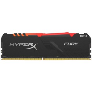 Модуль памяті для компютера DDR4 16GB 2666 MHz HyperX FURY RGB Kingston Fury (ex.HyperX) (HX426C16FB3A/16)