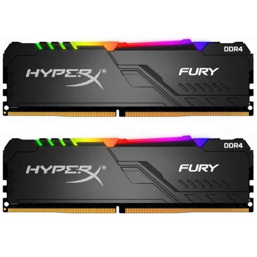 Модуль памяті для компютера DDR4 32GB (2x16GB) 3466 MHz HyperX FURY RGB Kingston Fury (ex.HyperX) (HX434C16FB3AK2/32)