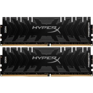 Модуль памяті для компютера DDR4 16GB (2x8GB) 3600 MHz HyperX Predator Black Kingston Fury (ex.HyperX) (HX436C17PB4K2/16)