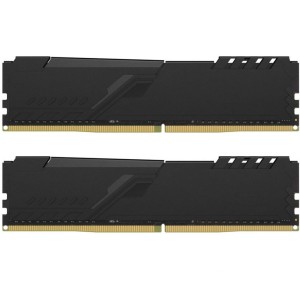 Модуль памяті для компютера DDR4 8GB (2x4GB) 3000 MHz HyperX Fury Black Kingston Fury (ex.HyperX) (HX430C15FB3K2/8)