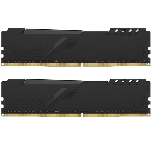 Модуль памяті для компютера DDR4 8GB (2x4GB) 3000 MHz HyperX Fury Black Kingston Fury (ex.HyperX) (HX430C15FB3K2/8)