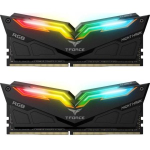 Модуль памяті для компютера DDR4 32GB (2x16GB) 3200 MHz T-Force Night Hawk RGB Black Team (TF1D432G3200HC16CDC0)