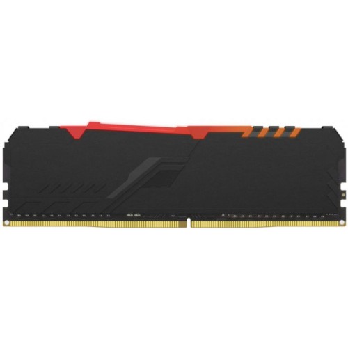 Модуль памяті для компютера DDR4 8GB 2666 MHz HyperX Fury Black RGB Kingston Fury (ex.HyperX) (HX426C16FB3A/8)