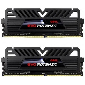 Модуль памяті для компютера DDR4 16GB 3000 MHz Evo Potenza Black Geil (GPB416GB3000C16ASC)