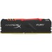 Модуль памяті для компютера DDR4 8GB 2400 MHz HyperX Fury Black RGB Kingston Fury (ex.HyperX) (HX424C15FB3A/8)