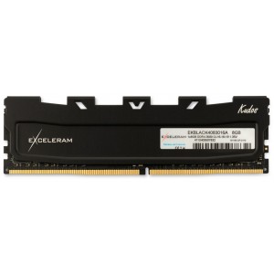 Модуль памяті для компютера DDR4 8GB 3000 MHz Kudos Black eXceleram (EKBLACK4083016A)