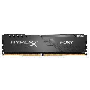 Модуль памяті для компютера DDR4 16GB (4x4GB) 2400 MHz HyperX Fury Black Kingston Fury (ex.HyperX) (HX424C15FB3K4/16)