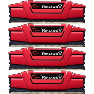 Модуль памяті для компютера DDR4 64GB (4x16GB) 3200 MHz Ripjaws V G.Skill (F4-3200C15Q-64GVR)