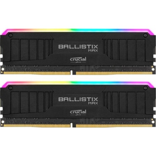 Модуль памяті для компютера DDR4 16GB (2x8GB) 4000 MHz Ballistix Black Micron (BLM2K8G40C18U4BL)