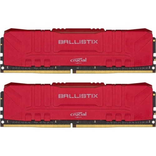 Модуль памяті для компютера DDR4 32GB (2x16GB) 2666 MHz Ballistix Red Micron (BL2K16G26C16U4R)