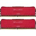 Модуль памяті для компютера DDR4 16GB (2x8GB) 3000 MHz Ballistix Red Micron (BL2K8G30C15U4R)