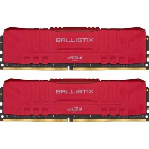Модуль памяті для компютера DDR4 16GB (2x8GB) 3200 MHz Ballistix Red Micron (BL2K8G32C16U4R)